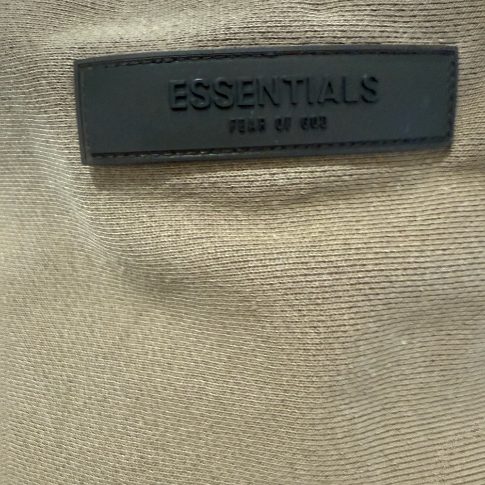 Fear of God Essentials Army Green Hoodie Size S Streetwear - Picture 9 of 9